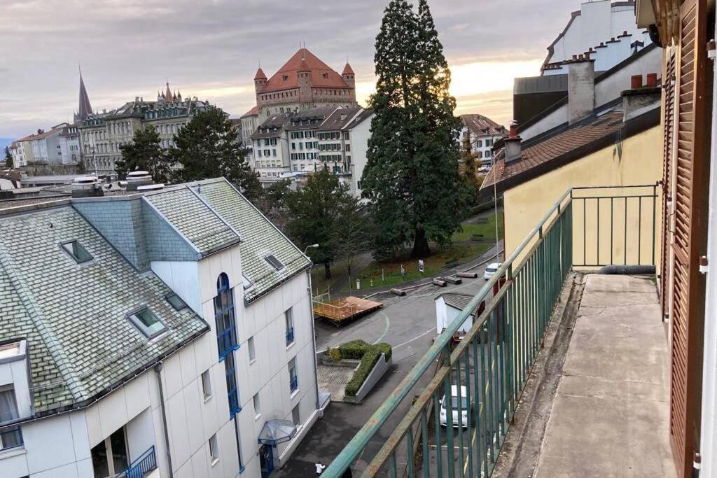 Joli 2 Pieces Dernier Etage, Lausanne Centre Lausana Exterior foto
