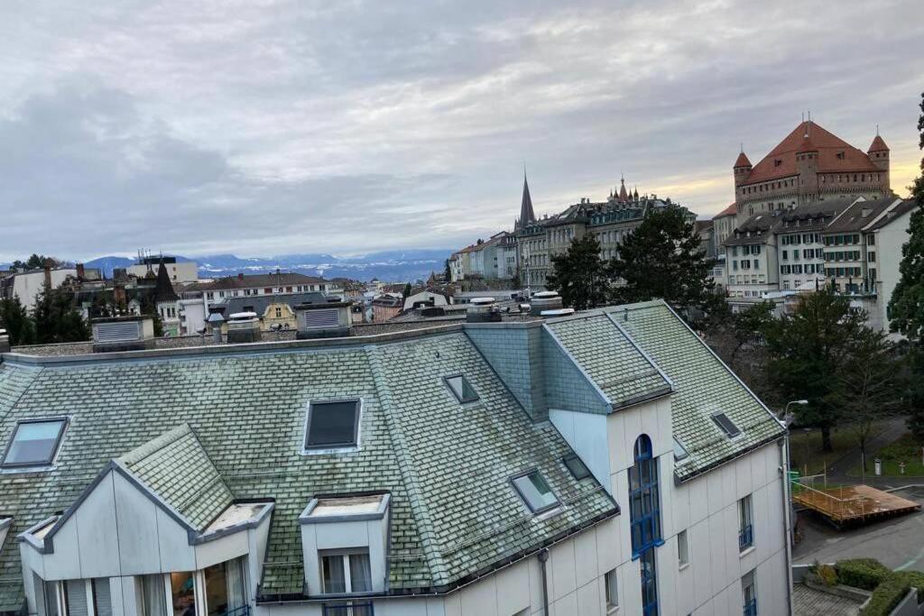 Joli 2 Pieces Dernier Etage, Lausanne Centre Lausana Exterior foto